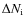 $\Delta N_{\rm i}$