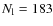 $N_{\rm l}=183$