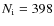 $N_{\rm i}=398$