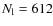 $N_{\rm l}=612$