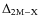 $\Delta_{\rm 2M-X}$
