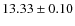 $ 13.33 \pm 0.10$