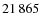 $ 21\,865$