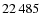 $ 22\,485$