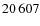 $ 20\,607$