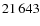 $ 21\,643$