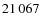 $ 21\,067$