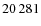 $ 20\,281$