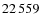 $ 22\,559$