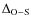 $\Delta_{\rm O-S}$