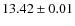 $ 13.42 \pm 0.01$