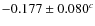 $-0.177\pm0.080^{c}$