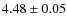 $4.48\pm0.05$