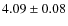 $4.09\pm0.08$