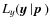 $L_y(\mbox{\boldmath$y$ }\vert\mbox{\boldmath$p$ })$