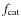 $f_{\rm cat}$