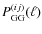 $P_{\rm GG}^{(ij)}(\ell)$