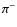 $\pi^-$