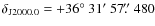 $\delta_{\rm J2000.0}=+36\hbox{$^\circ$ }31\hbox{$^\prime$ }
57\hbox{$.\!\!^{\prime\prime}$ }480$