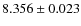 $8.356\pm0.023$