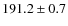 $191.2 \pm 0.7$