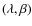 $(\lambda,
\beta)$