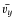 $\bar{v_y}$