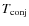 $T_{\rm conj}$