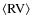 $\rm\langle RV \rangle$