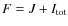 $F = J + I_{\rm tot}$