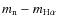 $m_{\rm n} -m_{\rm H\alpha }$