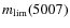 $m_{\rm lim}(5007)$