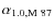 $\alpha_{\rm 1.0,M~87}$