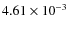 $4.61\times 10^{-3}$