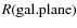 $R({\rm gal. plane})$