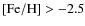 ${\rm [Fe/H]}>-2.5$