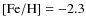 ${\rm [Fe/H]}=-2.3$