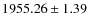 $1955.26 \pm 1.39$