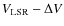 $V_{\rm LSR}-\Delta V$