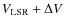 $V_{\rm LSR}+\Delta V$
