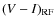 $(V-I)_{\rm RF}$
