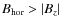 $B_{{\rm hor}}>\vert B_z \vert $