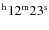 $^{\rm h}12^{\rm m} 23^{\rm s}$