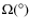 $\Omega (^{\circ})$