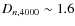 $D_{n,4000}\sim 1.6$