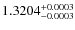 $1.3204^{\rm +0.0003}_{-0.0003}$