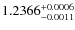 $1.2366^{\rm +0.0006}_{-0.0011}$