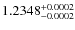 $1.2348^{\rm +0.0002}_{-0.0002}$