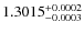$1.3015^{\rm +0.0002}_{-0.0003}$