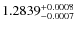 $\rm 1.2839^{+0.0008}_{-0.0007}$